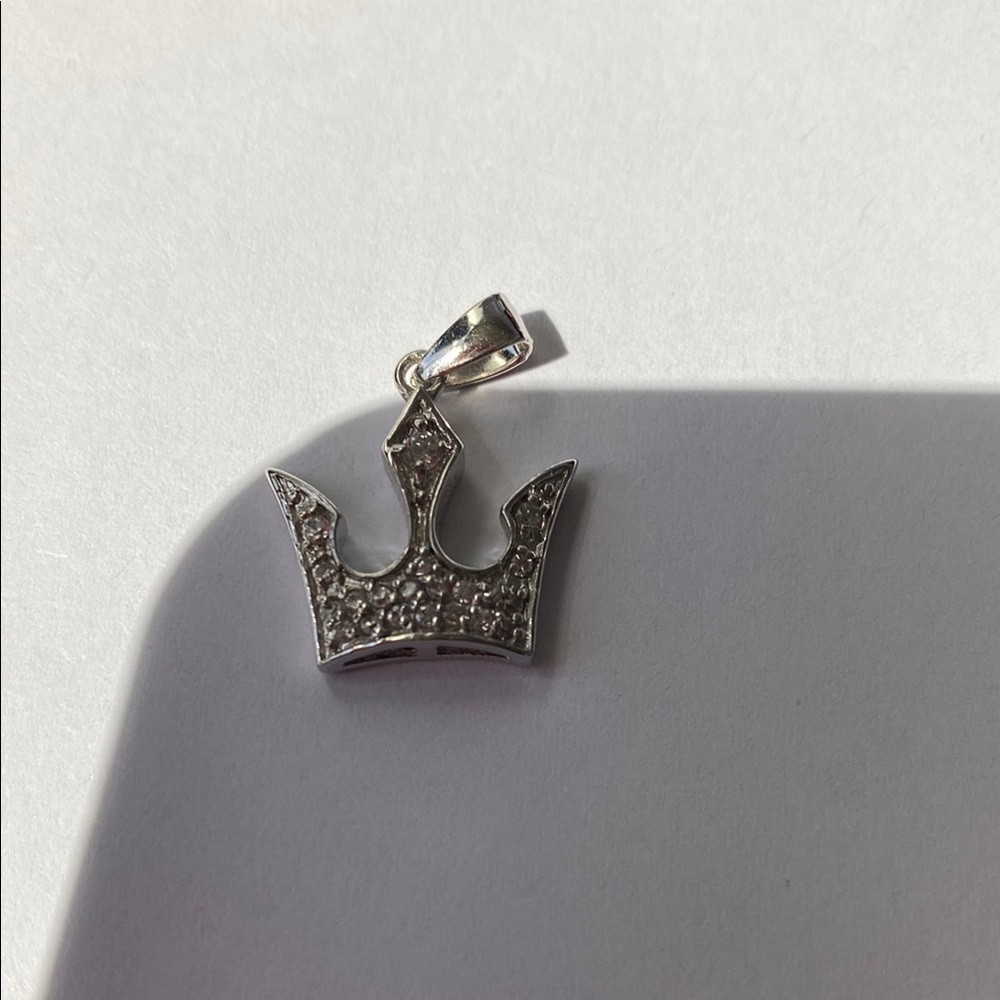 Silver Crown Pendant